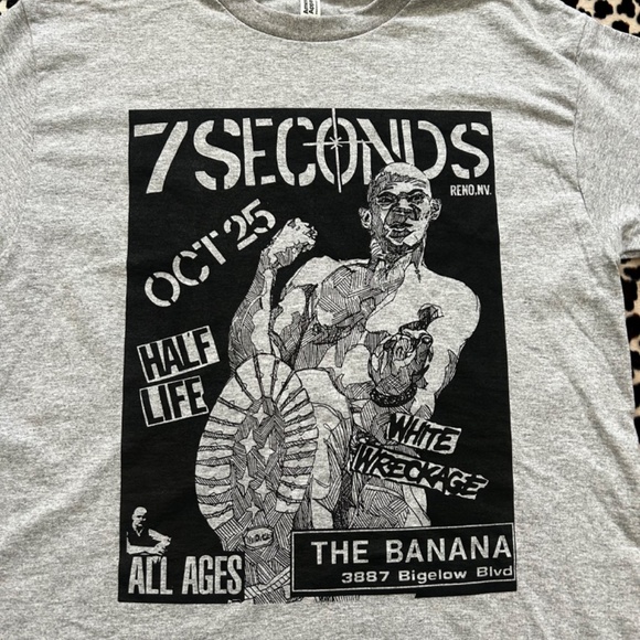 7 Seconds Vintage Flyer T-Shirt. - Picture 2 of 2